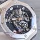 super clone Audemars Piguet Black Panther Flying Tourbillon Royal Oak Concept  silver case black strap (4)_th.jpg